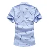 Men's Casual Shirts 2021 Summer Men's Print Shirt Fashion Hawaii Short Sleeve Male Brand Clothes Plus Size 5XL 6XL 7XL1