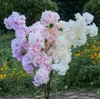 Fleurs artificielles morale de riche et d'honneur Fleurs de cerisier Sakura en soie de haute qualité décorations de maison de mariage de fleurs de cerisier très denses