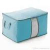 Non Woven Folding House Room Storage Boxes Portable Quilt Storage Bag Clothing Blanket Pillow Underbed Bedding Big Organizer Bags BC BH0717