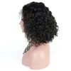 Human Hair Lace Front Bob Wigs Brazilian Curly Short Full Lace Wig with Baby Hair Side Part Glueless Lace Front Wig for Women