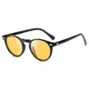 2019 Новая марка Мода Круглые поляризованные очки для мужчин и женщин TR90 Brand Design круглых солнцезащитных очков Vintage вождения Открытый очки