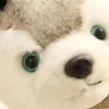 Sıçrama Oyuncaklar Yumuşak Oyuncak Cuddly Husky Yavru Köpek 18 cm Dolması Hayvan Teddy 18 cm 7 "Hediye