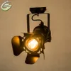 Retro E27 Ślad Światła Reflektory Minimalistyczny LED Lampa Sufitowa Oświetlenie Odzież Store Art Decoration Bar Sklep Pokój dzienny