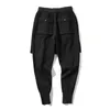 Homens Moda Saia Ocasional Pant Street Carga Calças Masculino Rock Punk Hip Hop Bailarino Calça Harem Pant Sweatpants Y190509