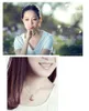 New Cute White Red Apple Necklaces Pendants for Women Girls Crystal and Opal Pendant Necklace Fashion Lovely Clavicular Chain Jewelry