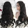 Body Wave Glueless Full Lace Human Hair Wigs 250 Density Transparent 30 Inch Lace Wig With Baby Hair Fake Scalp4142129