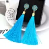 Flower Rose Tassel Earrings Studs Chandelier Dangle Gold Earrings women ear rings Fashion Jewelry will and sandy gift