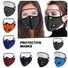 2 in 1 Cycling Masks Outdoor Dust-proof Breath Valve Protection Face Mask With Eye Shield Unisex Mesh Cycling Masks CCA12401 60pcs