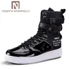 New High Top Sneakers Spring/Autumn Breathable Leather Shoes For Men Comfortable Outdoor Man Flat Casual Couple Shoes Schoenen