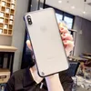 iPhone 13 Pro Max 12 Mini 11 XR 8 Plus用のフレームカバーマットケースなし