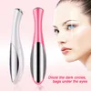 Mini Eye Massager elettrico Vibrazione Viso sottile Bastone magico Anti rimozione Rughe Cerchio scuro Rimozione gonfiore Strumento per la cura degli occhi