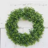 Simulation Plants Wreath Artificial Flower Wreath DIY Wedding Decoration Wreaths Picture Decor Props Wall Hanging Plant Pendant DH0912