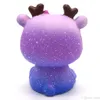 Squishy leksaker hjort kawaii djur långsam stigande jumbo squeeze telefon charms stress reliever barn gåva squishies