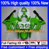 KAWASAKI의 ZX7R 1996 1997 1998 1999 2003 203MY.19 ZX750 ZX 7 R ZX 750 ZX750 ZX 7R의 ZX7R 96 97 98 99 00 01 02 03 실버 블랙 페어링 바디