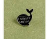 Cartoon Whale Enamel Pins Quote I Whaley Love You Odznaki Broszki Dla Dziewczyna Ubrania Kapelusz Torba Lapel Pins Mecielski Miłość Biżuteria Kobiety Prezent GD216