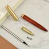 Stylos plume 2021 acajou bois de santal stylo d'affaires bois Signature Iraurita personnalité créative cadeau pour étudiants bureau écriture1