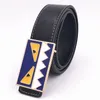 Belts Luxury Leather Belts Brand Design Unisex Waistbands Hip Hop Mens Jeans Waist Straps Monster Eyes Buckle Fashion Womens Dress Belt C1P2