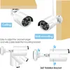 4CH CCTV-system Trådlöst ljud 1080P NVR 4PCS 2.0MP IR OUTRE P2P WIFI IP CCTV Säkerhetskamera Systemövervakningskit