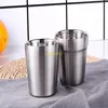 150pcs 180ml Stainless steel cup coffee mug double wall wine beer milk mug1