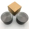 Triturador de ervas de cromo Diâmetro 63mm 4 camadas Triturador de especiarias Triturador de pimenta Moedor de tabaco Liga de zinco Moedor de tabaco