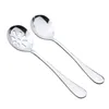 Edelstahl Küchenzubehör Stahl Scoop Sieb Mesh Hot Pot Filter Scoop Lebensmittel Sieb Splitter Kochwerkzeuge NO432