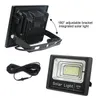 Solar LED-lampor 25W 40W 60W 100W Spotlight IP66 Vattentät Floodlight Remote Control Solarlampa för Garden Street Garage Park