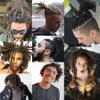 10 pouces 20 brins / emballage dreadlocks à la main Extensions Synthetic Crochet Dreads Tressant Extension de cheveux pour hommes et femmes