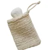 Natural Soap Bag Making Bubbles Soap Saver Sack Soap Storage Drawstring Holder Organizer Bath Supplies