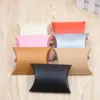100pcs Favor Candy Box Gift Bag Craft Paper Pillow Shape Wedding Favor Gift Boxes Party Box Bags Eco-friendly kraft promotion