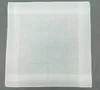 100% katoen zakdoek hoge kwaliteit 38 cm heren vierkante zakdoek full white mannen hanky pocket vierkanten SN2701