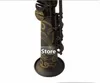 De haute qualité Yanagisawa S901 Nouveau Instruments de musique Top B saxophone soprano noir mat Performance professionnelle Livraison gratuite