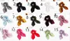 15 stijl satijnen boog elastische haar scrunchies scrunchy haarbanden hoofdband paardenstaart houder meisjes konijn oor rubberen hoofdband haaraccessoires l