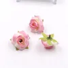 20 pz fiori freschi e artificiali piccolo bocciolo di tè simulazione piccola rosa tea decorazione floreale di seta testa di fiore accessori fai da te D1908413153