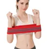 Bandas de resistência Exercício Loops não escorregar tecido elástico Squat, Esticar, Home Fitness, Yoga / Workout Pilates Training iniciante a profissional