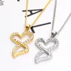 Mother's Day Son Love Geometric Female Necklace Pendant Lady Crystal Diamond Jewelry Gift