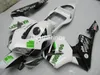 Spuitgieten Plastic Fairing Kit voor HONDA CBR600RR 03 04 WITTE BLACK VALERINGEN SET CBR600RR 2003 2004 JK06