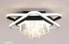 Modern LED-ljuskrona Hängsmycke Light Overhead Design Living Room Lights Taklampor för Home Bedroom Hotel Decorative Crystal Landlarna