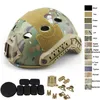 Tactical Airsoft PJ Fast Helmet Outdoor Equipment Paintabll Shooting Head Protection Gear ABS Simple Version No01-010