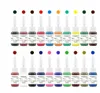 20 Colorsbottles Tattoo Ink Pigment Set наборы Body Art Tattoo 5 мл Профессиональная красота Постоянная макияж.