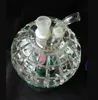 Accessoires de bangs en verre de pot de cristal de cube d'eau, pipes à fumer en verre colorées mini pipes à main multicolores meilleure cuillère en verre