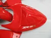 100% Wtryskarka Working Zestaw do Kawasaki ZX6R 2005 2006 ZX636 Bright Red Black Motorcycle Fairings Set Ninja ZX-6R 05 06 GH54