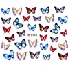 24 pièces ongle autocollant papillon fleur transfert d'eau décalcomanie curseurs pour Nail Art décoration tatouage manucure enveloppes outils pointe