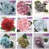 15 Colors Artificial Flowers Hydrangea Bouquet for Home Decoration Flower Arrangements Wedding Party Decoration Supplies CCA-11677 200pcs