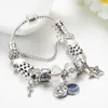 Hot Sale Charm Bracelet Classic Diy Stars Moon White Beaded for Jewelry with Original Box High Quality Birthday Gift AJ9N