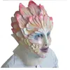 Blomma älva latex mask full ansikte halloween sexiga kvinnor gummi masker masquerade cosplay fancyParty kostym cosplay rekvisita vuxen storlek