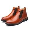 bottes en cuir hommes bottines hommes chaussures + hommes bottes pour hommes chaussures zapatos de hombre de vestir formelle buty meskie erkek ayakkabi sepatu pria