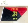 Ponce 1692 Porto Rico Bandeiras 3 * 5ft (90 cm * 150 cm) Poliéster bandeira Bandeira decoração voando jardim de casa bandeira Presentes festivos