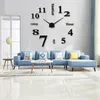 Super Big DIY Wall Clock Acryl EVR METAL Mirror Spersonalizowane zegarki cyfrowe Zegarki za darmo Y200109