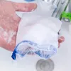 Köpüren Temizleme Banyo Sabunu Net Kabarcık Torbaları için Naylon Sabun Mesh Çanta Mesh Net temizlik eldiveni yıkanmak