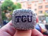 Bague de championnat Big 12 TCU Horned Frogs, avec boîte d'exposition en bois, Souvenir pour hommes, cadeau pour fans, vente en gros, 2014, 2024